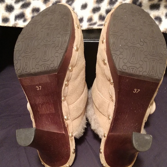 Celine Suede Studed Mules - Picture 6 of 7